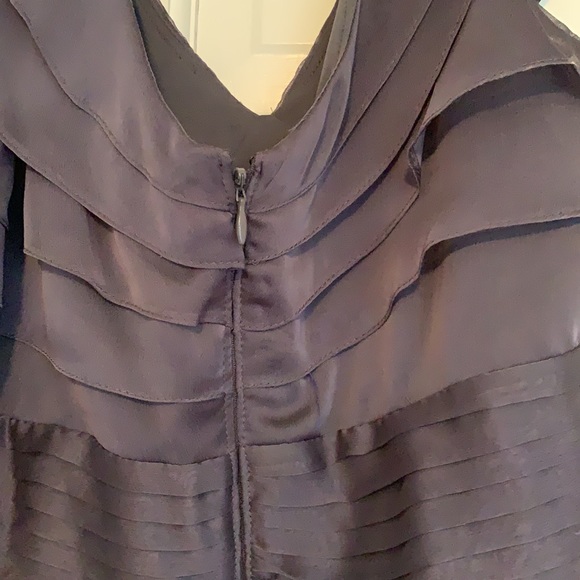 Adrianna Papell slate grey dress - Picture 4 of 5